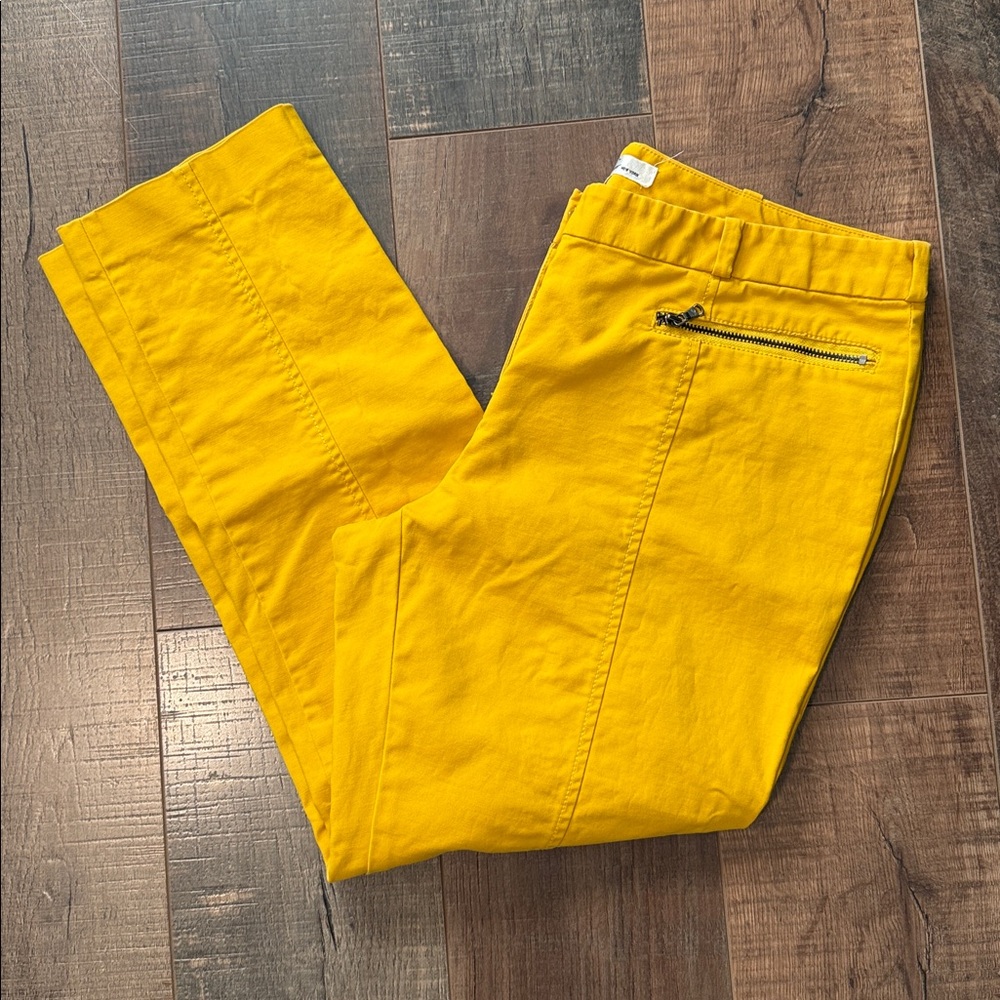 Kenneth Cole New York‎ Yellow Cropped Pants